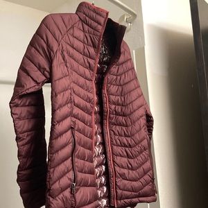 L Columbia maroon jacket